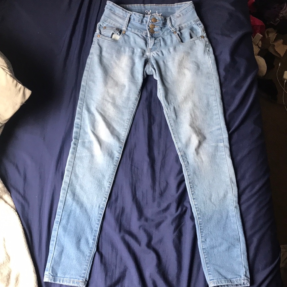Kaba high wasted blue jeans . Size 1